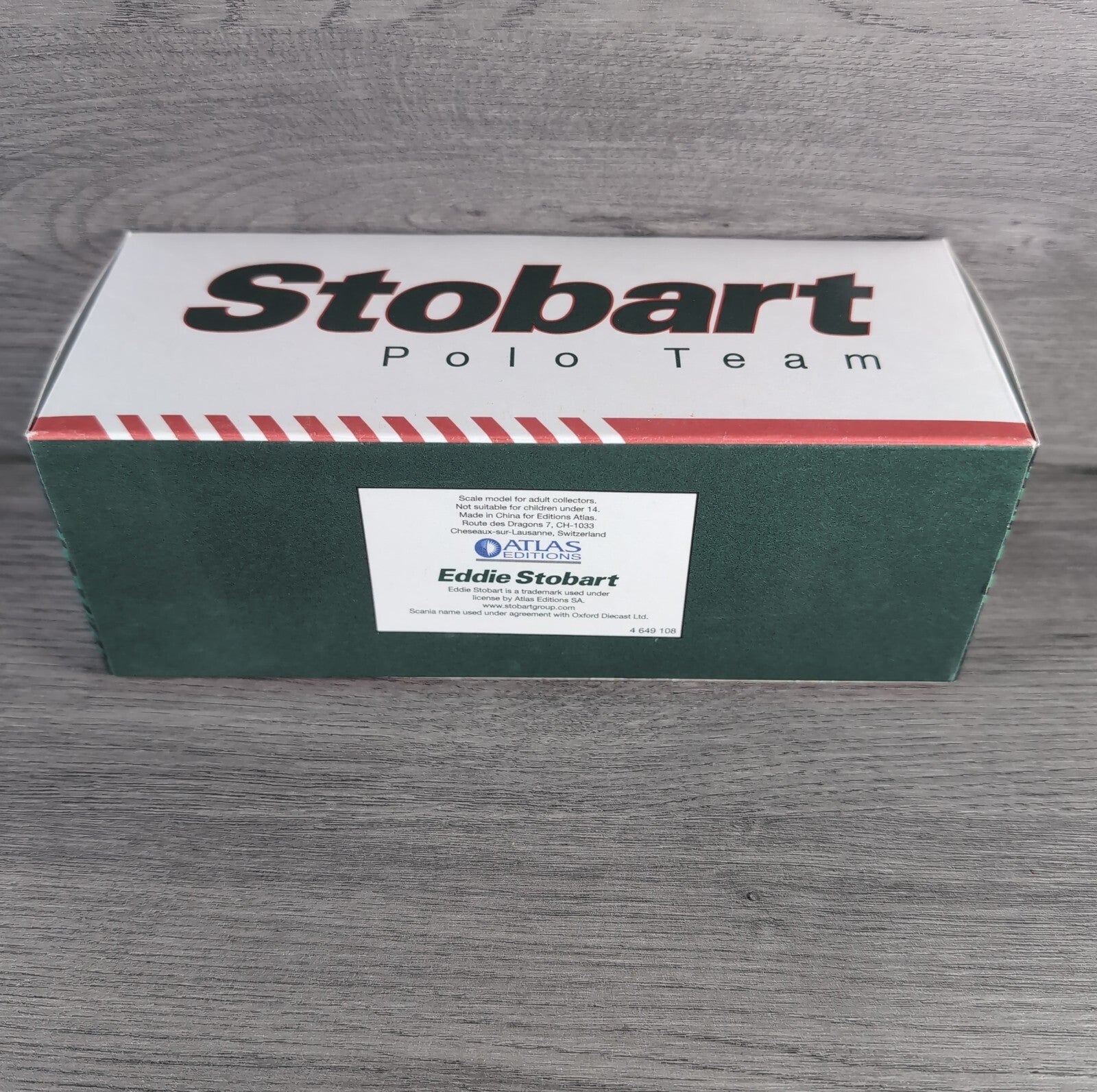 Atlas Editions Eddie Stobart Scania High Line Horsebox 1:76 Scale Die-Cast Model