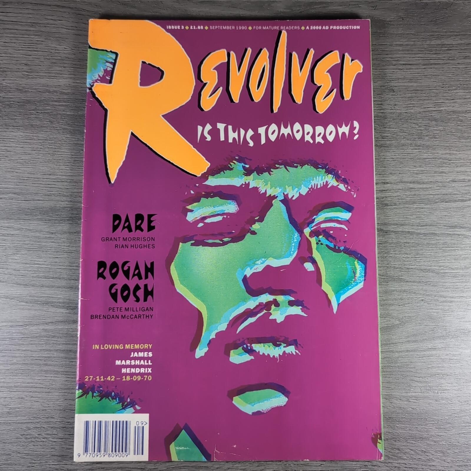 Revolver Comic Issues 1, 2 & 3  A 2000AD Production Vintage Comic