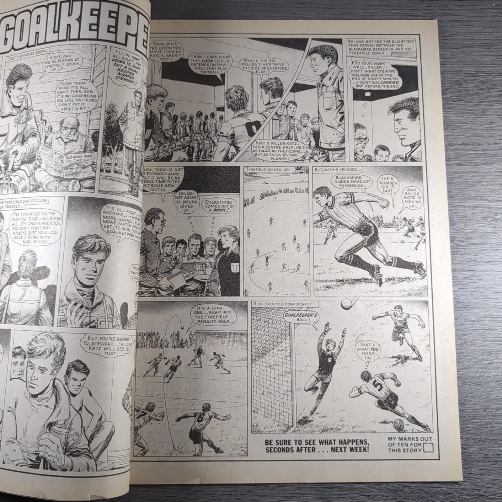 Roy of The Rovers 2nd February 1985 Vintage Comic IPC Magazines