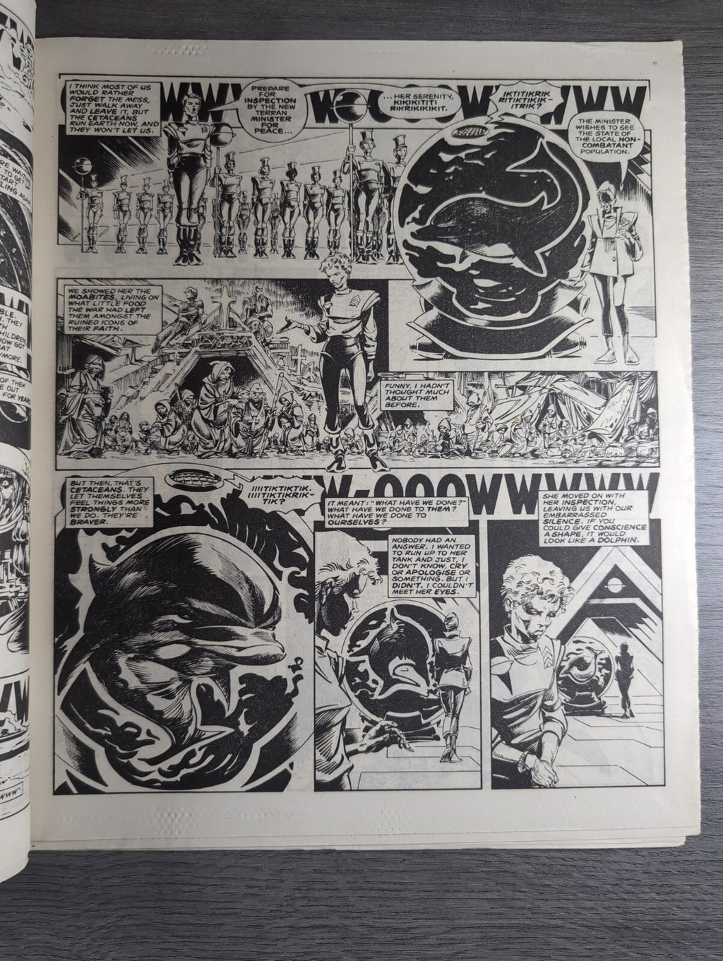 2000AD Prog 464 Featuring Judge Dread Comic 5th April 1986 Vintage Retro Comic