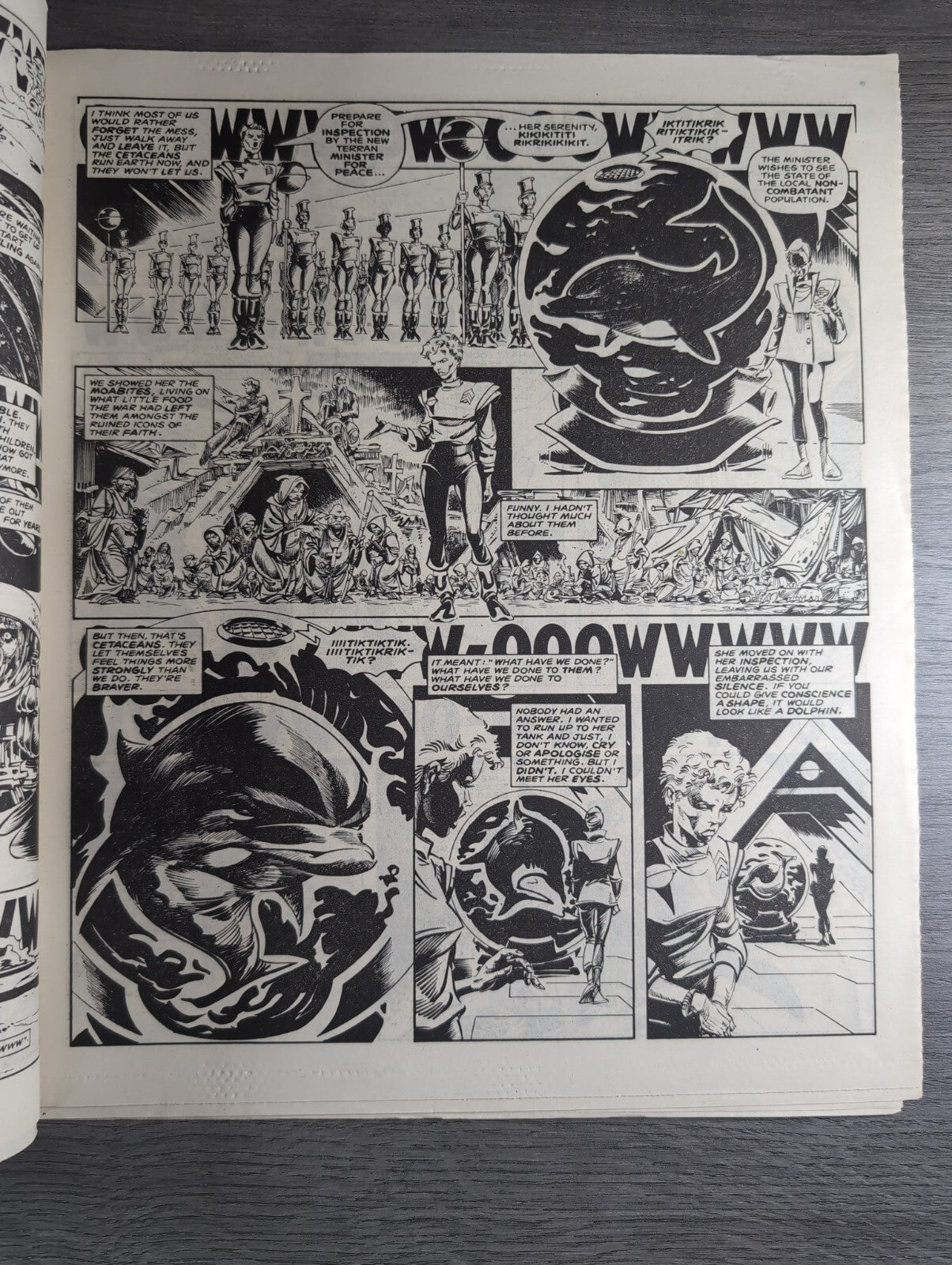 2000AD Prog 464 Featuring Judge Dread Comic 5th April 1986 Vintage Retro Comic