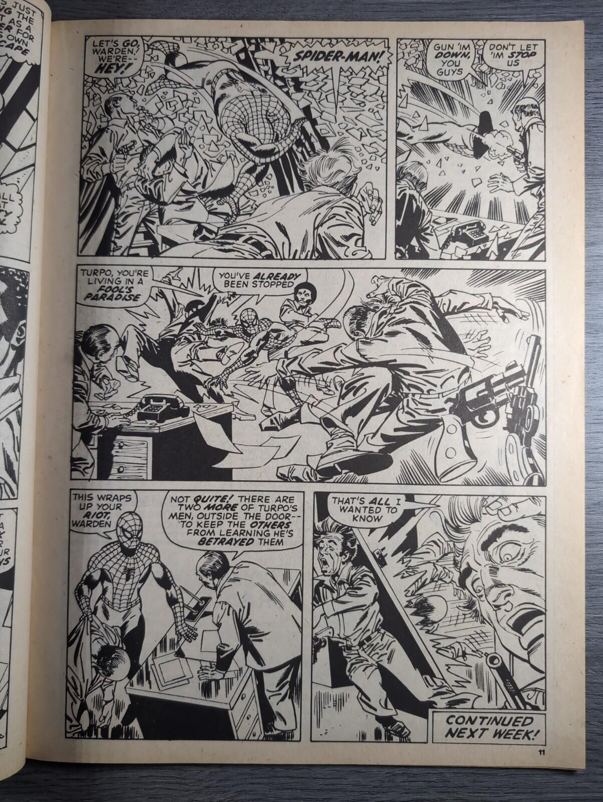 Spider-Man Comics Weekly No 135 Marvel Comics UK 13th September 1975