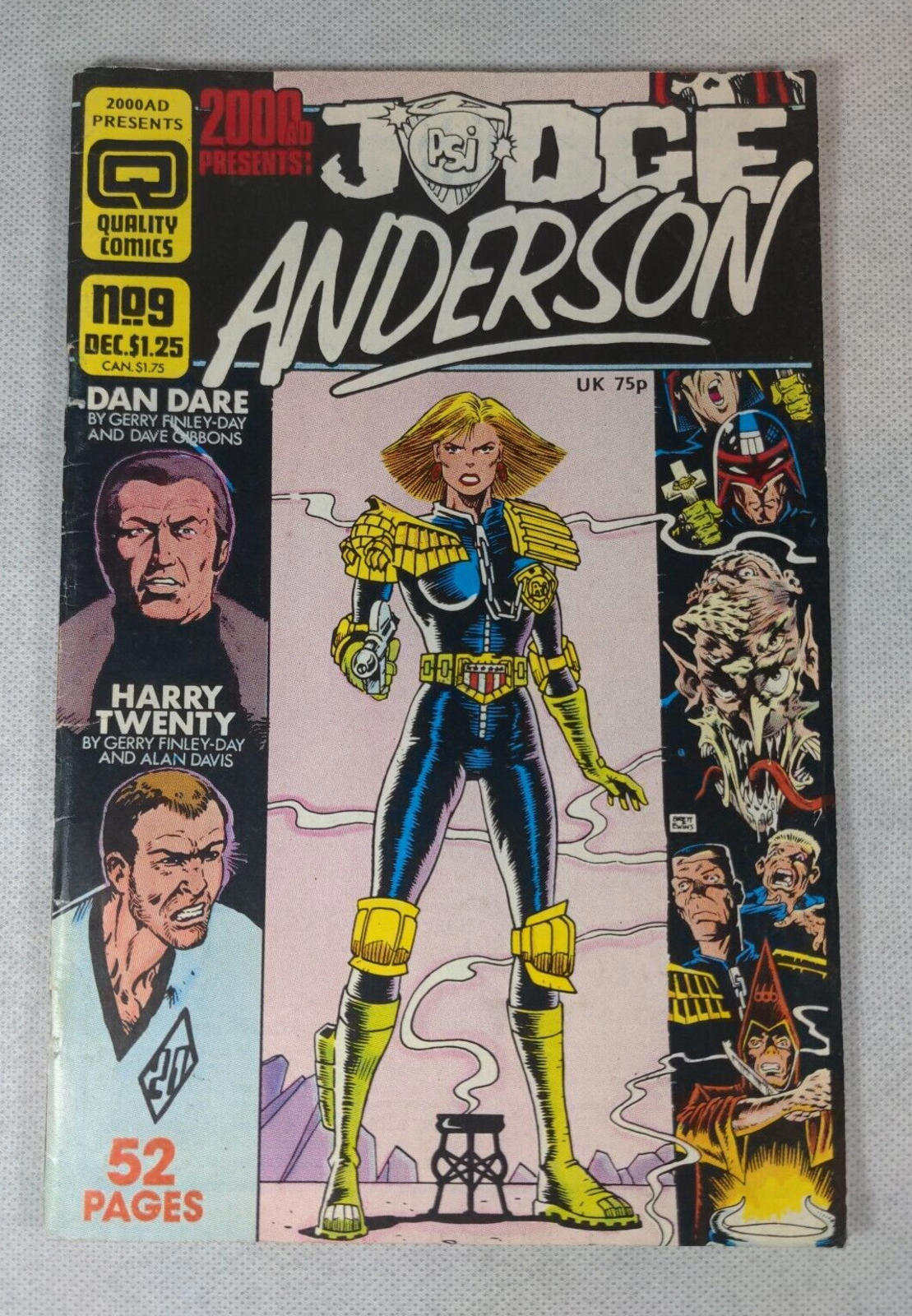 2000AD Presents Judge Anderson #9 December 1986 Quality Comics - Retrorama UK