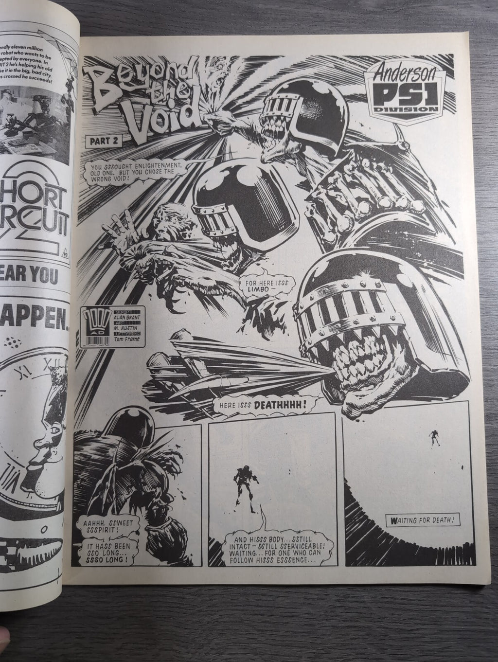 2000AD Prog 613 Featuring Judge Dread Comic 11th Feb 1989 Vintage Retro Comic