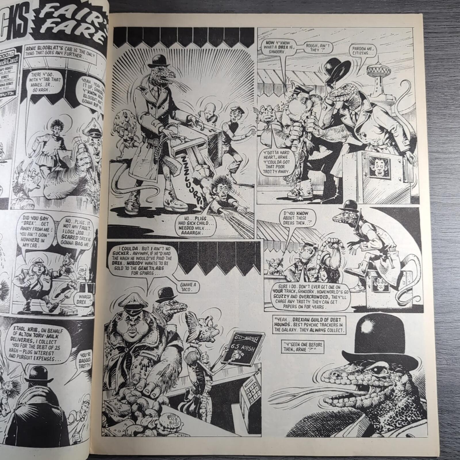 2000AD Prog 530 Featuring Judge Dredd 11th July 1987 Vintage Comic