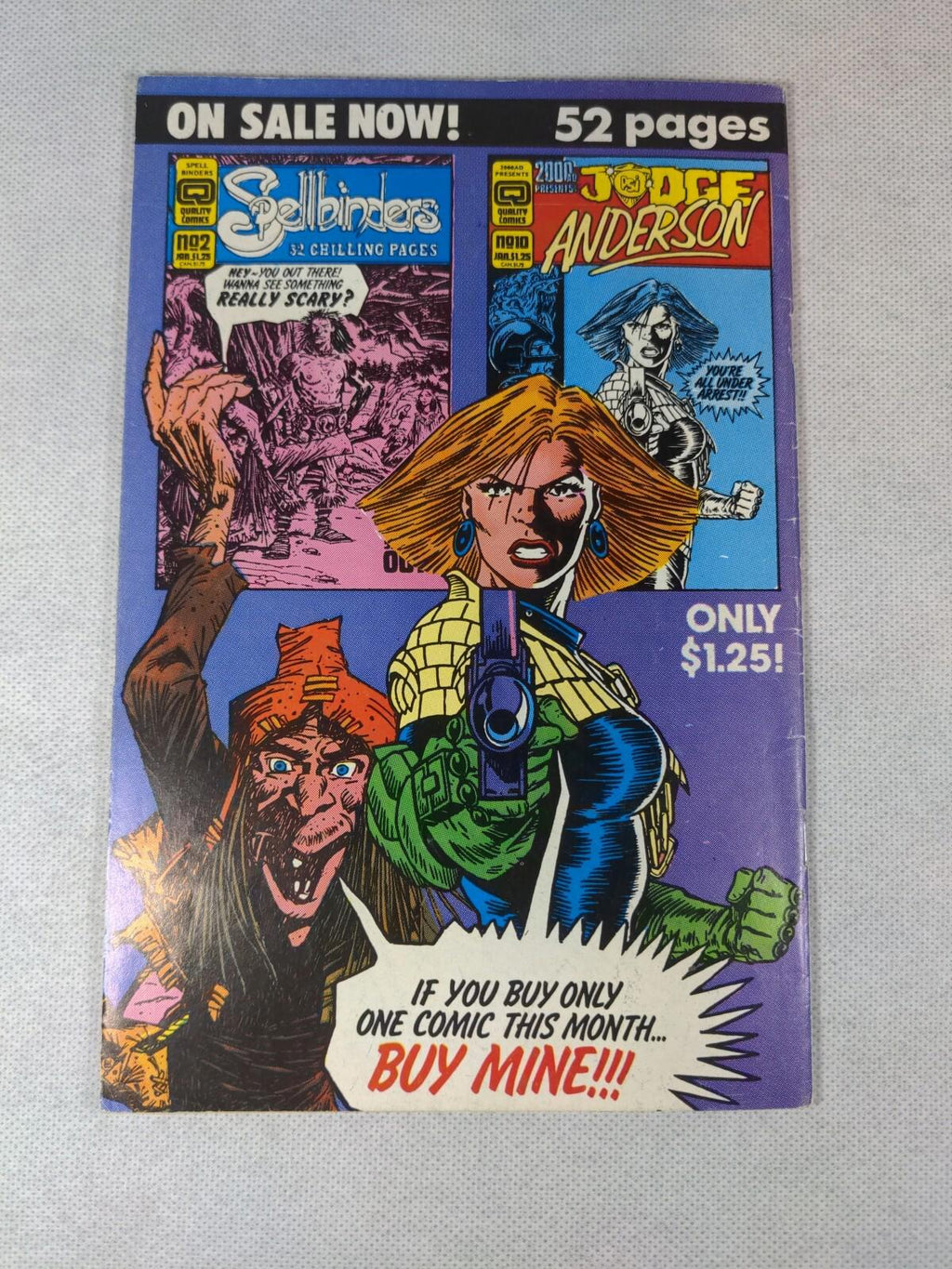 Quality Comics 2000AD Presents Judge Anderson #10 January 1987 - Vintage Comic - Retrorama UK