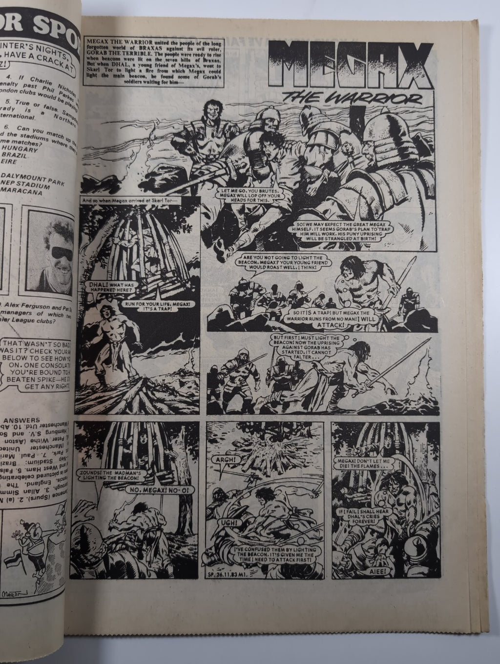 Spike Comic Issue No. 45 Nov 26th 1983 D.C Thomson Vintage Retro Comic