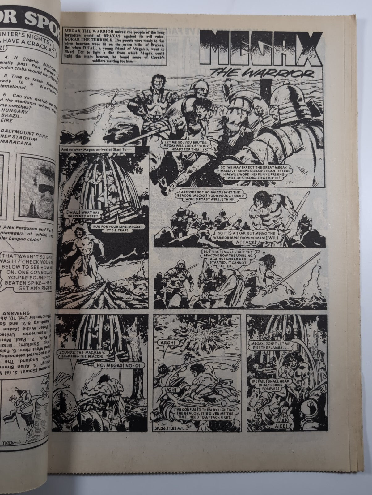 Spike Comic Issue No. 45 Nov 26th 1983 D.C Thomson Vintage Retro Comic