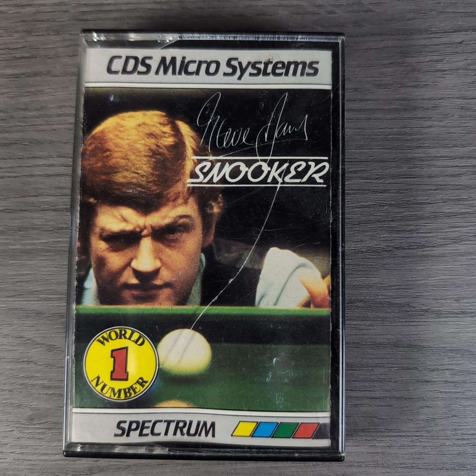 Steve Davis Snooker ZX Spectrum 48K 128K Video Game CDS Micro Tested & Working