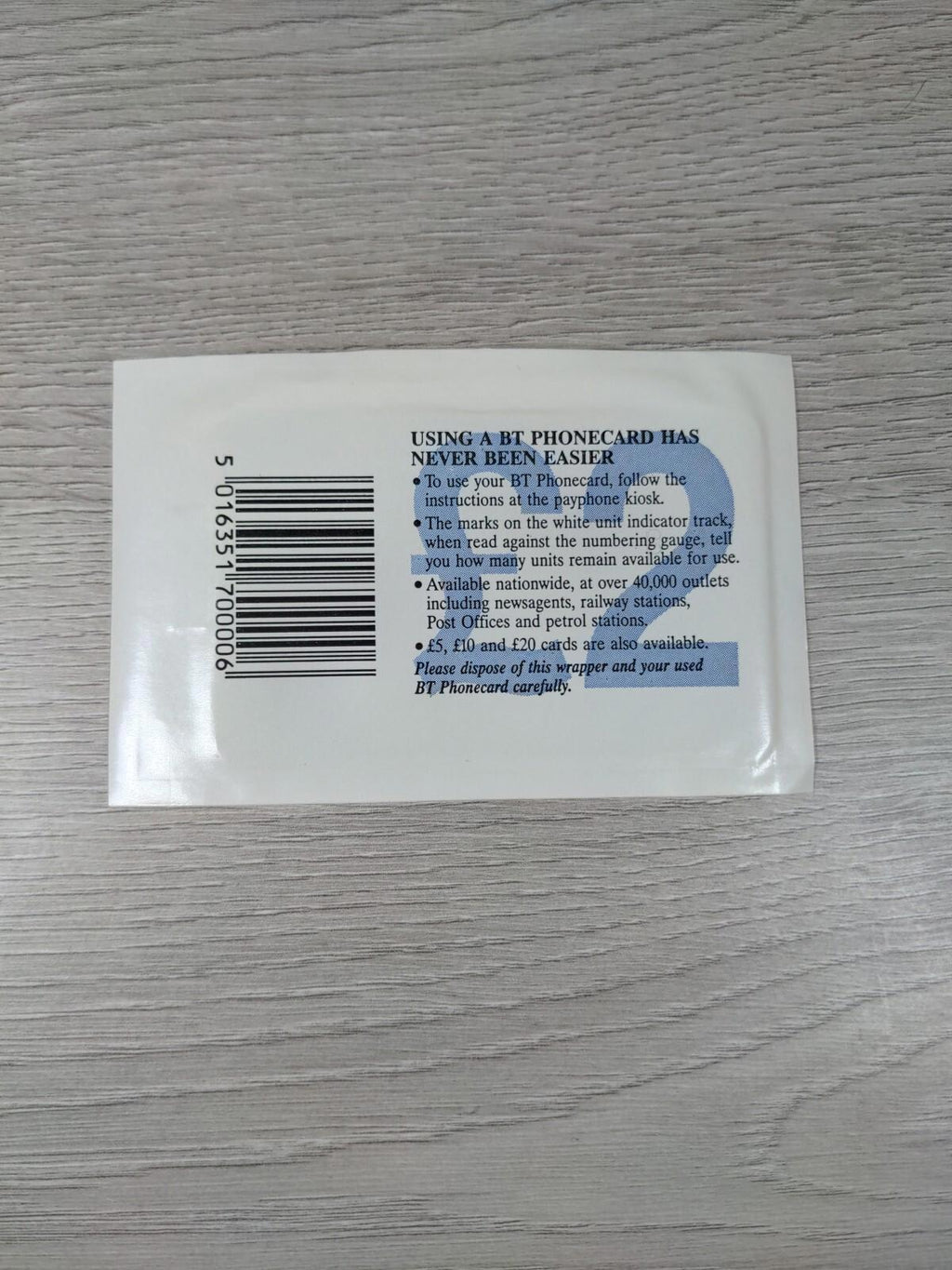 BT Phone Card Saved By The Dandy SOS Card £2 Vintage Phonecard - Retrorama UK