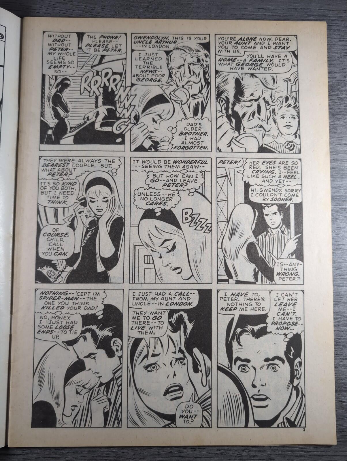 Spider-Man Comics Weekly No 123 Marvel Comics UK 21st June 1975 Vintage Comic