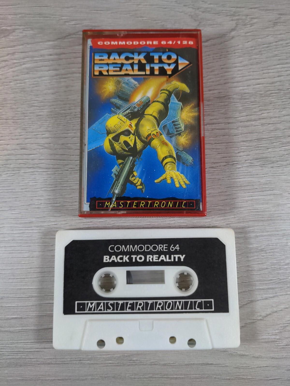 Back To Reality Commodore 64 C64 Game Cassette - Tested & Working
