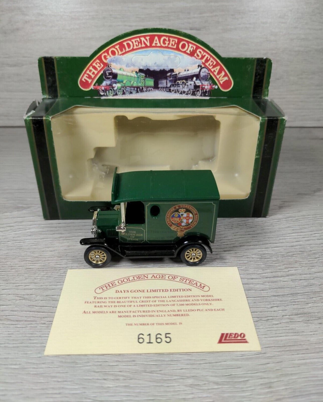Lledo The Golden Age of Steam 1920 Model T Ford Van 6111 Lancs & Yorks Railway - Retrorama UK