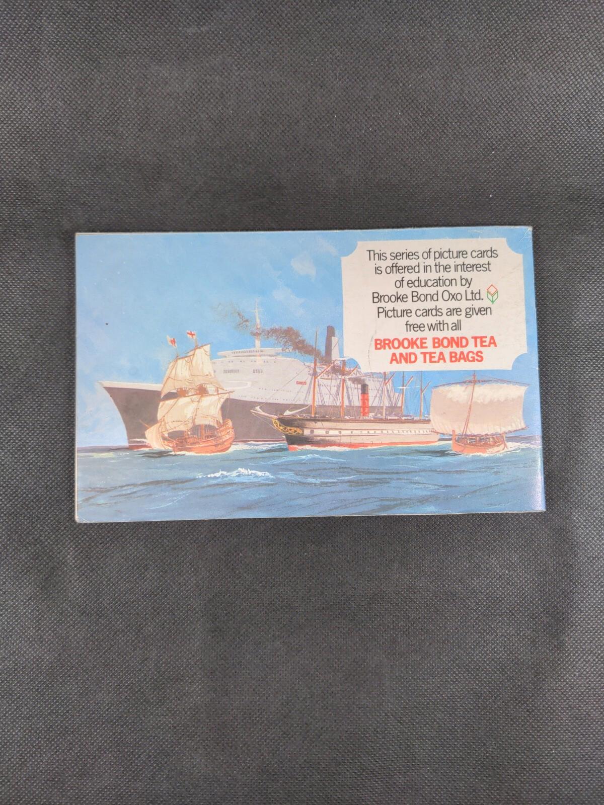 Brooke Bond Picture Cards Blank/Unused Card Album The Saga Of Ships