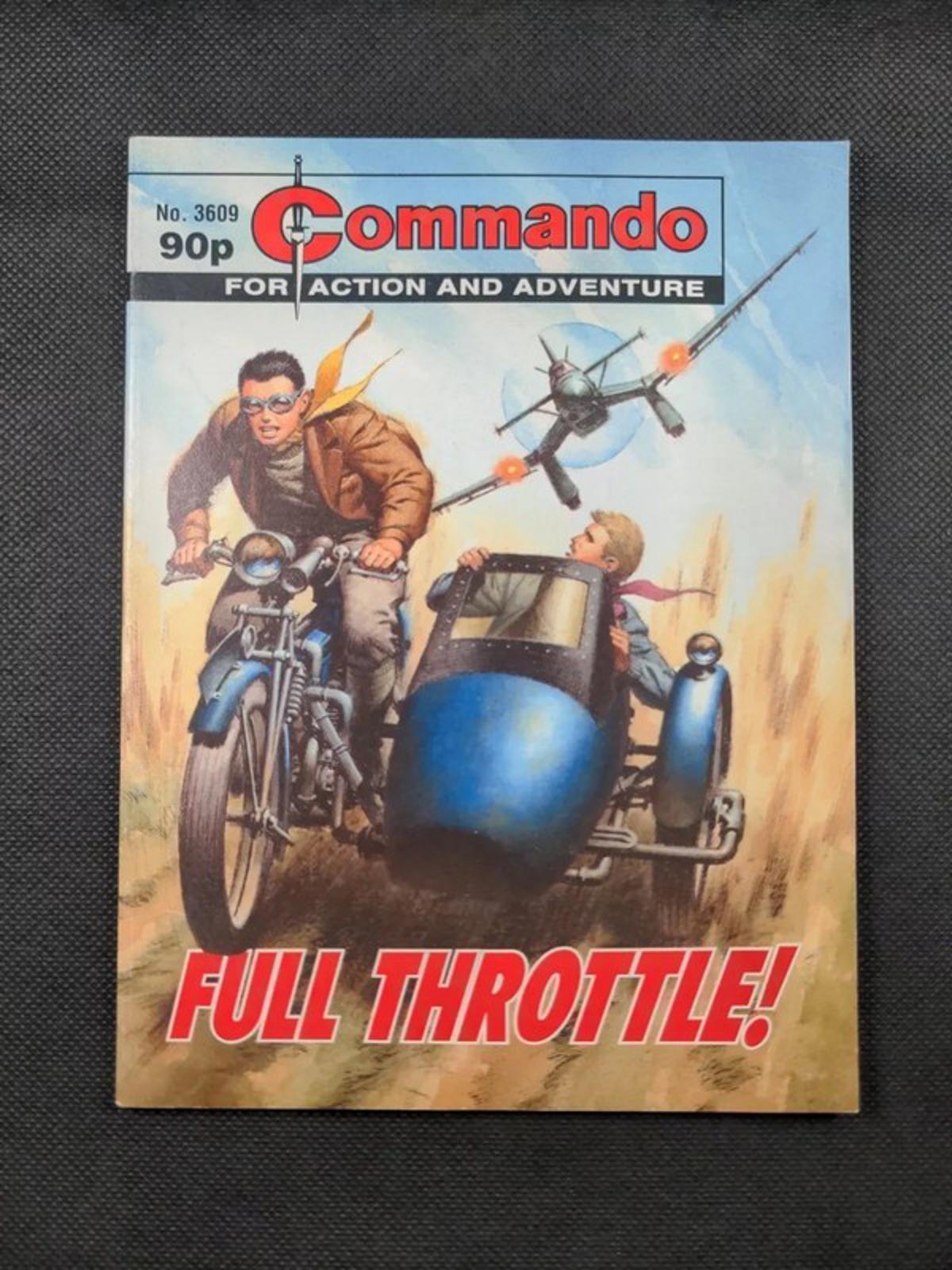 Commando Comic Issue Number 3609 Full Throttle!