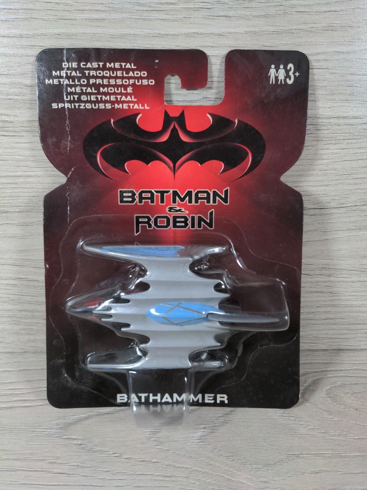 Batman & Robin Die-Cast Bathammer Kenner Vintage 1997 Unopened & Sealed On Card