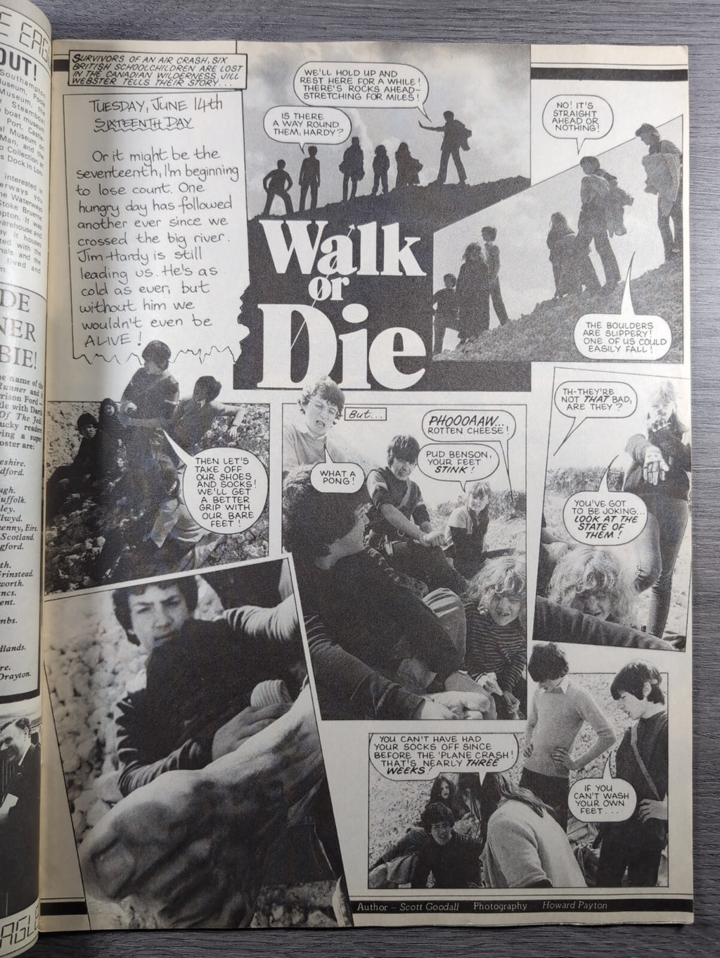 Eagle Comic 6th August 1983 Vintage Retro UK Comic
