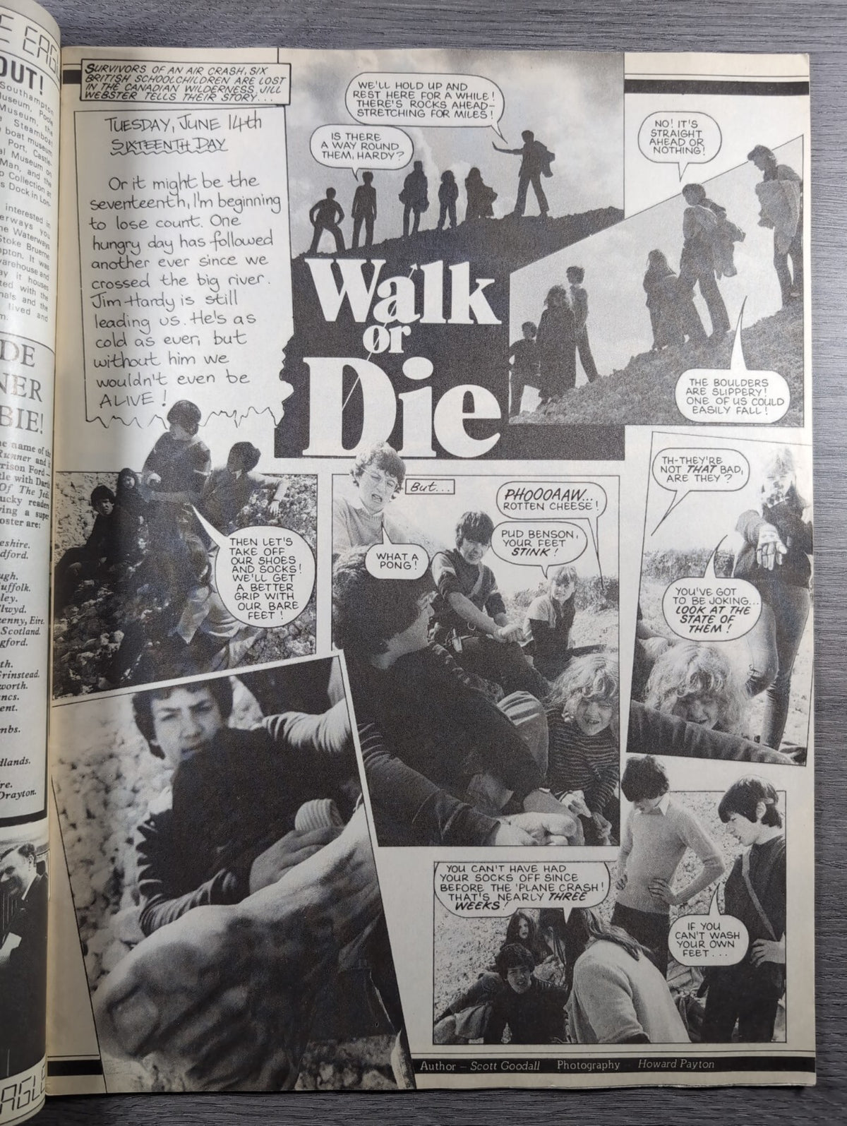 Eagle Comic 6th August 1983 Vintage Retro UK Comic