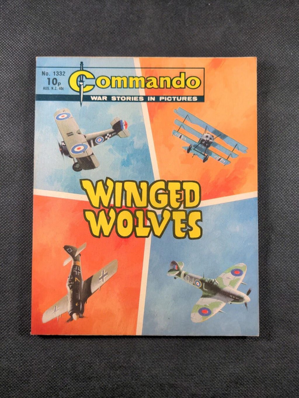 Commando Comic Issue Number 1332 Winged Wolves - Vintage Comic - Retrorama UK