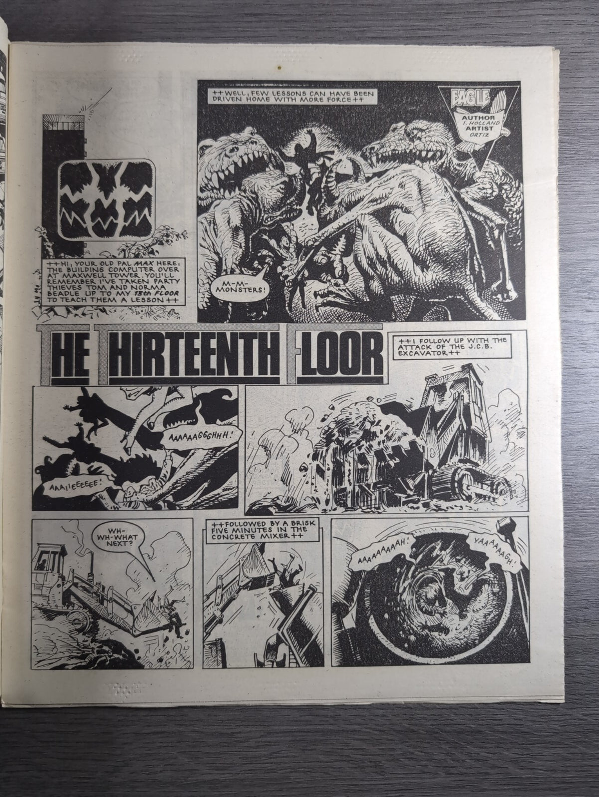 Eagle Comic Issue No. 254 31st Jan 1987 Vintage Retro UK Comic