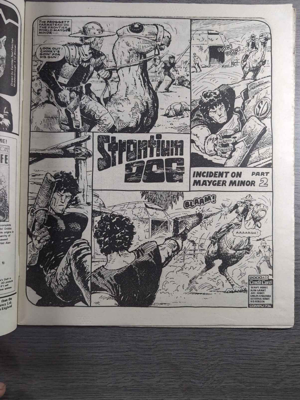 2000AD Prog 491 Featuring Judge Dread Comic 11th Oct 1986 Vintage Retro Comic