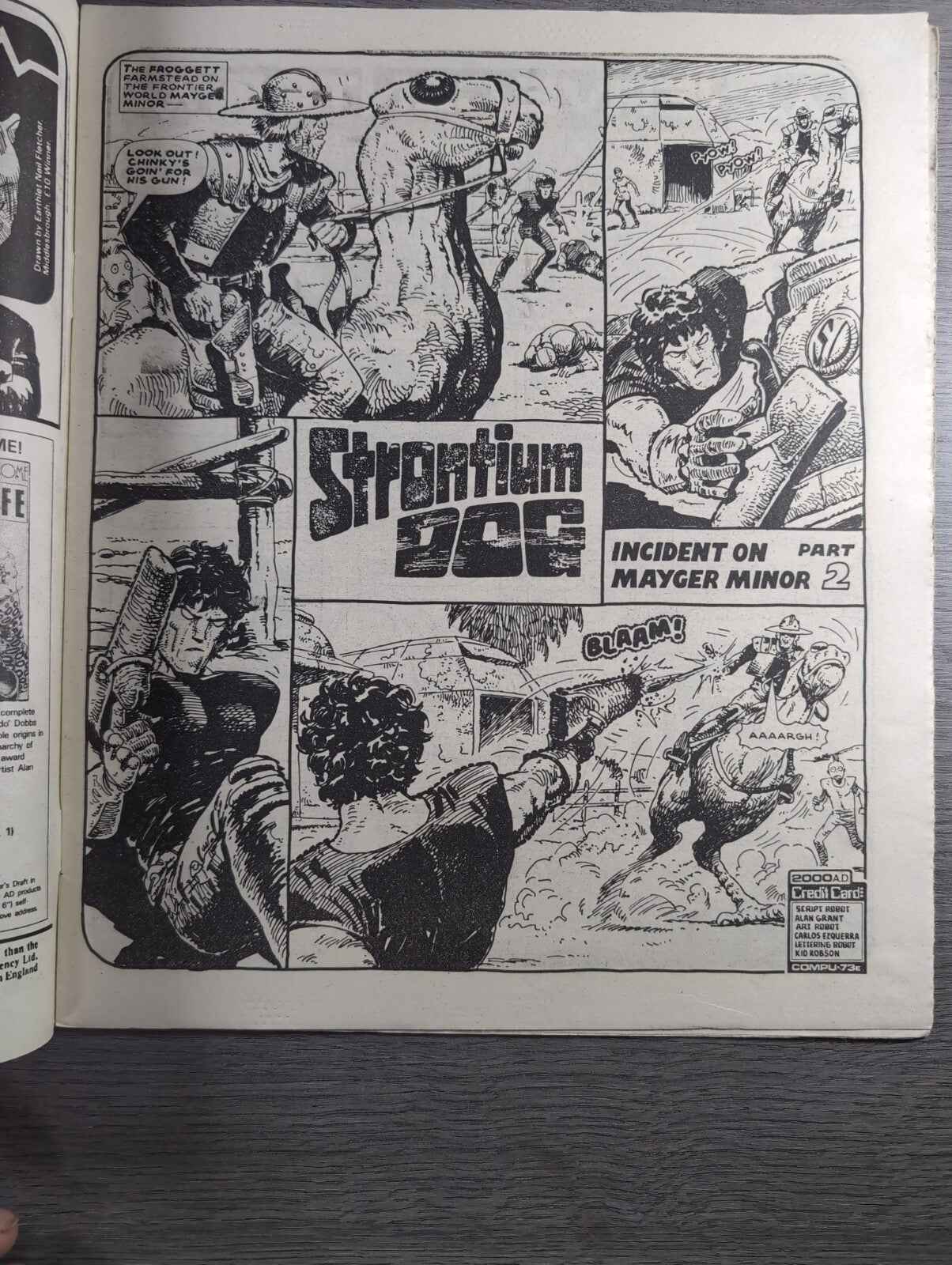 2000AD Prog 491 Featuring Judge Dread Comic 11th Oct 1986 Vintage Retro Comic