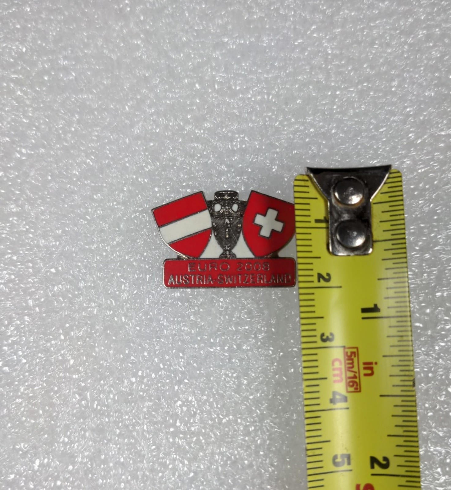 Austria v Switzerland Euro 2008 Football Match Pin Badge - Retrorama UK