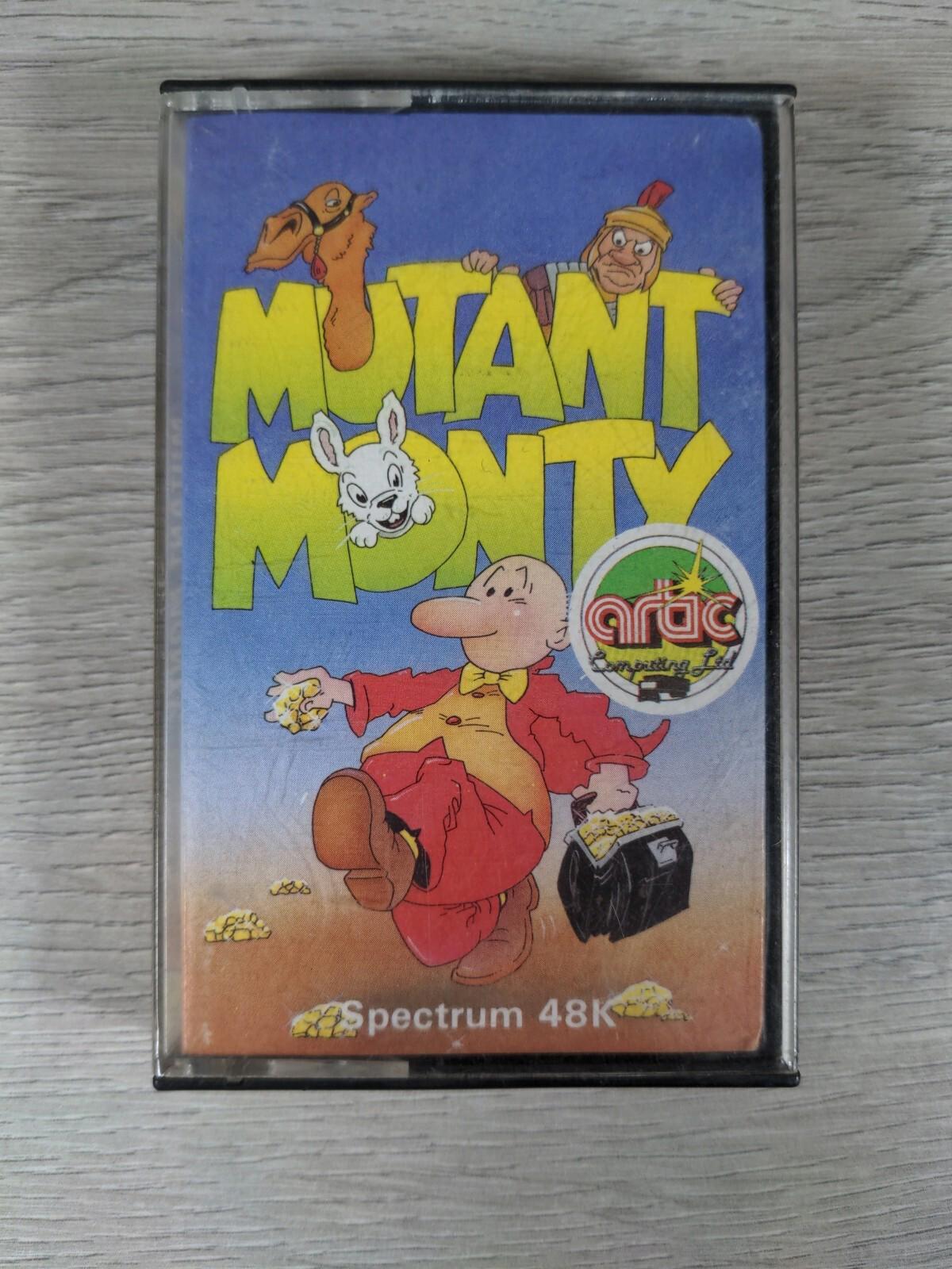 Mutant Monty ZX Spectrum 48K Game Cassette Tested & Working