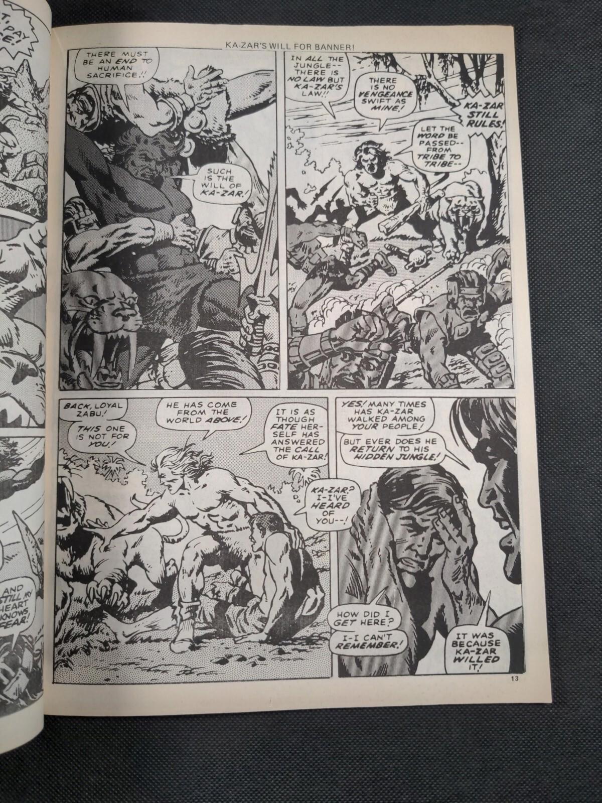 Mighty World of Marvel Issue No 61 December 1973 Marvel UK - Vintage Comic