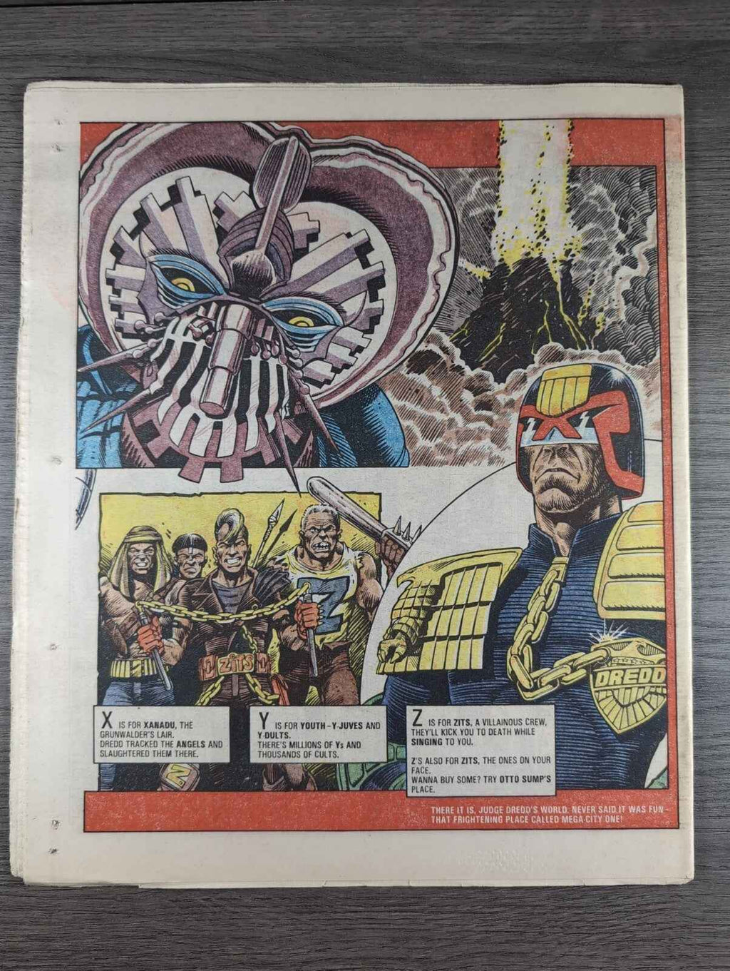 2000AD Prog 512 Featuring Judge Dread Comic 7th March 1987 Vintage Retro Comic