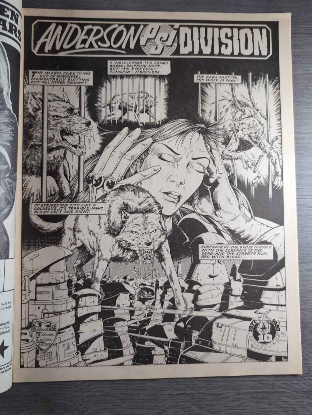 2000AD Prog 520 Featuring Judge Dread Comic 2nd May 1987 Vintage Retro Comic