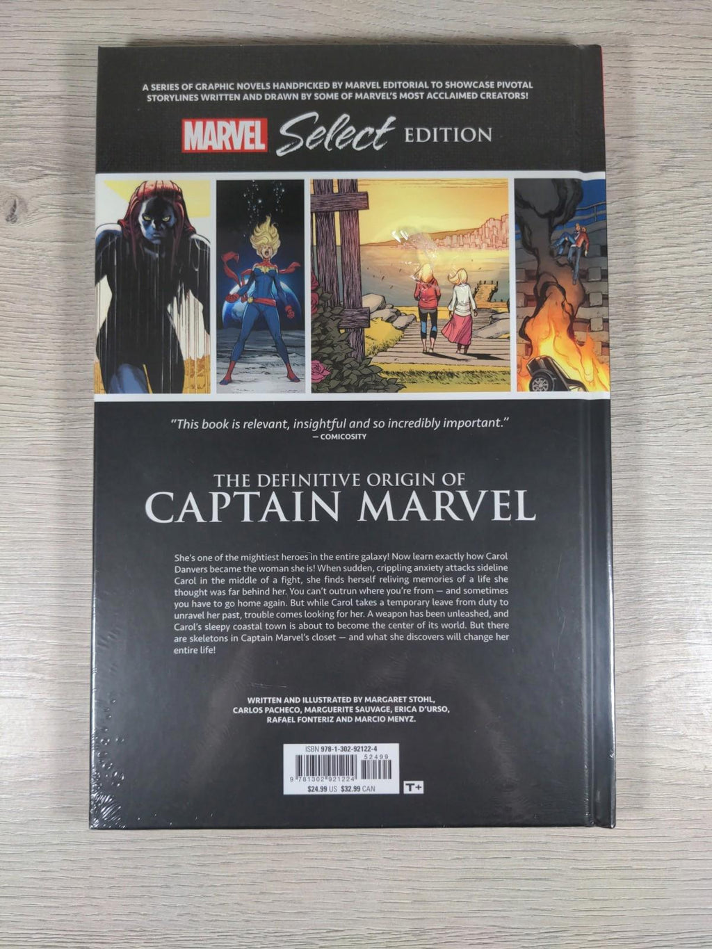 The Life Of Captain Marvel: Marvel Select Edition by Margaret Stohl Hardcover - Retrorama UK