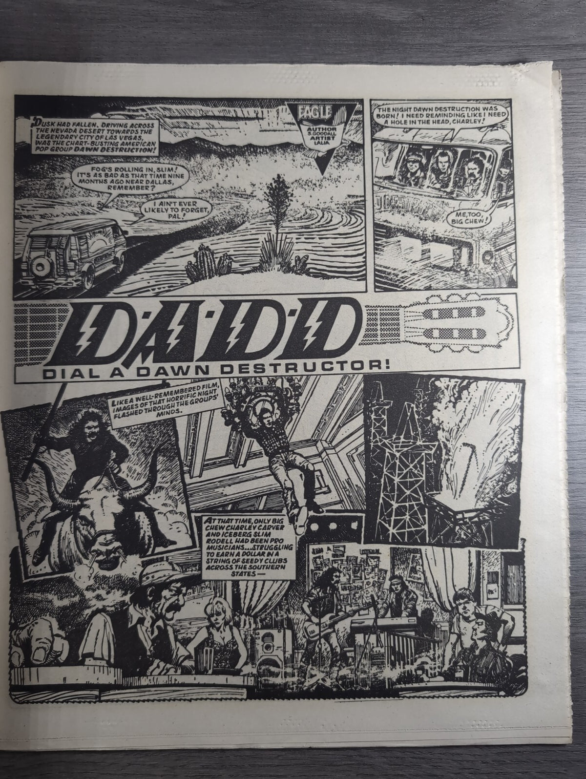 Eagle Comic Issue No. 205 22nd Feb 1988 Vintage Retro UK Comic