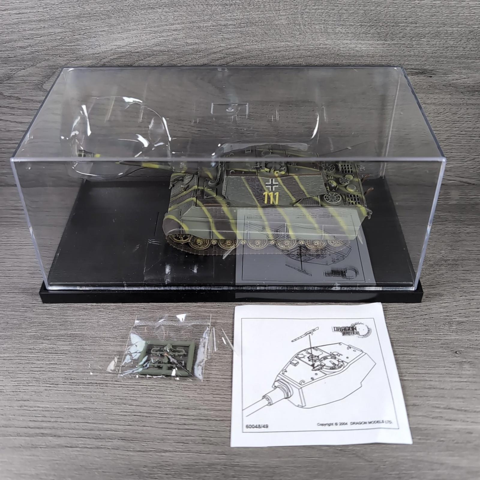 Dragon Armor King Tiger Henschel Turret France 1944 1:72 Scale Model Tank 60049