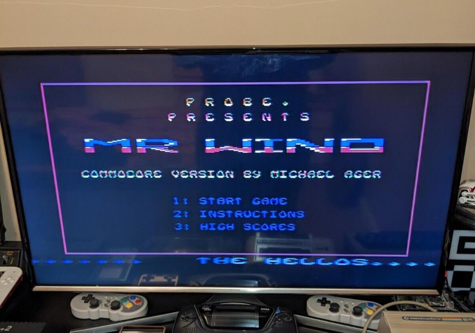 Mr Wino Commodore 64 C64 Video Game Cassette Silverbird Tested & Working