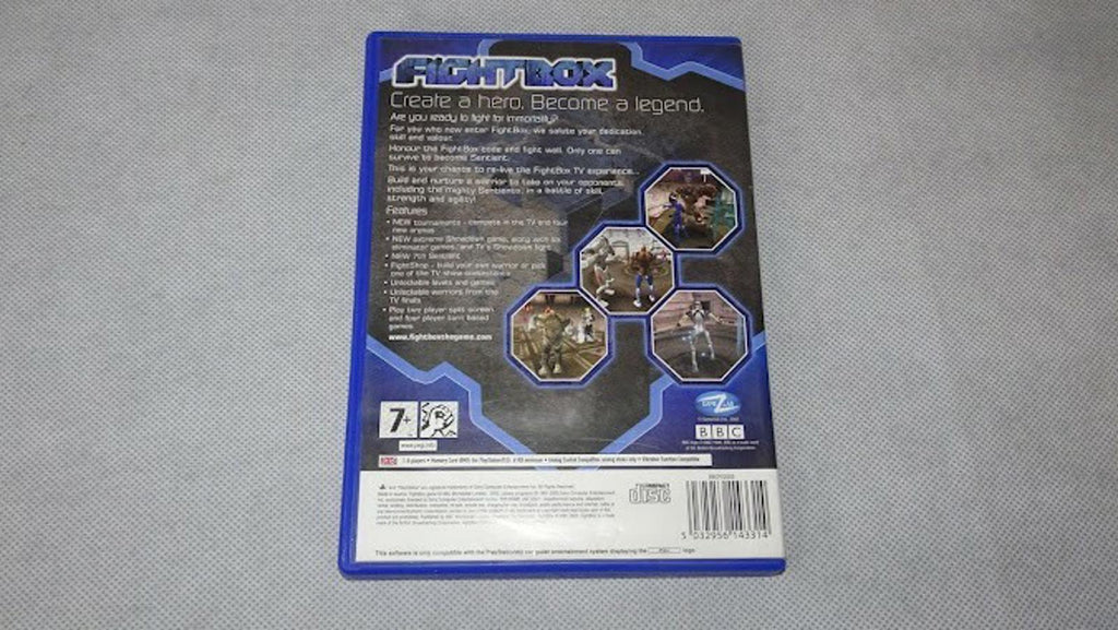 Fightbox Game PS2 Playstation 2 (2003) PAL Region Age 7+
