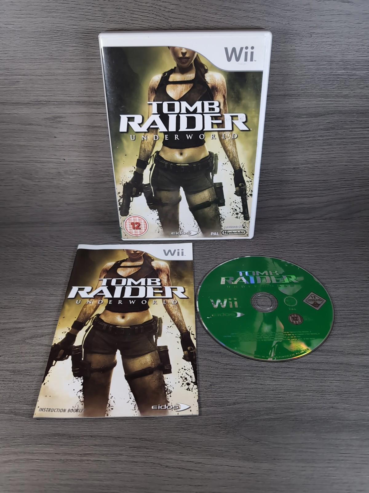 Tomb Raider Underworld  Nintendo Wii Game Edios PAL Region