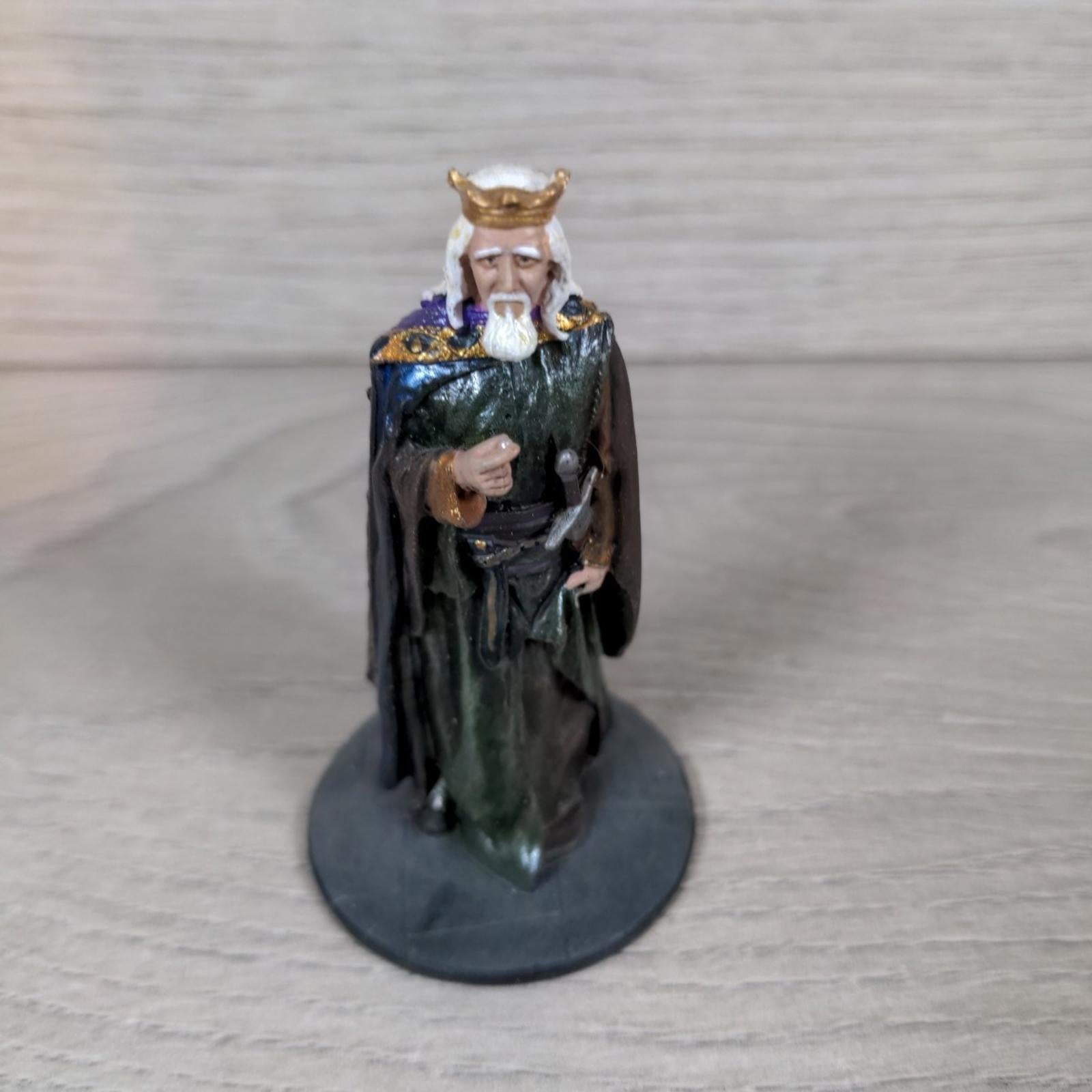 Eaglemoss King Of Men Lord of the Rings Collectors Models Metal Figure NLP 2007 - Retrorama UK