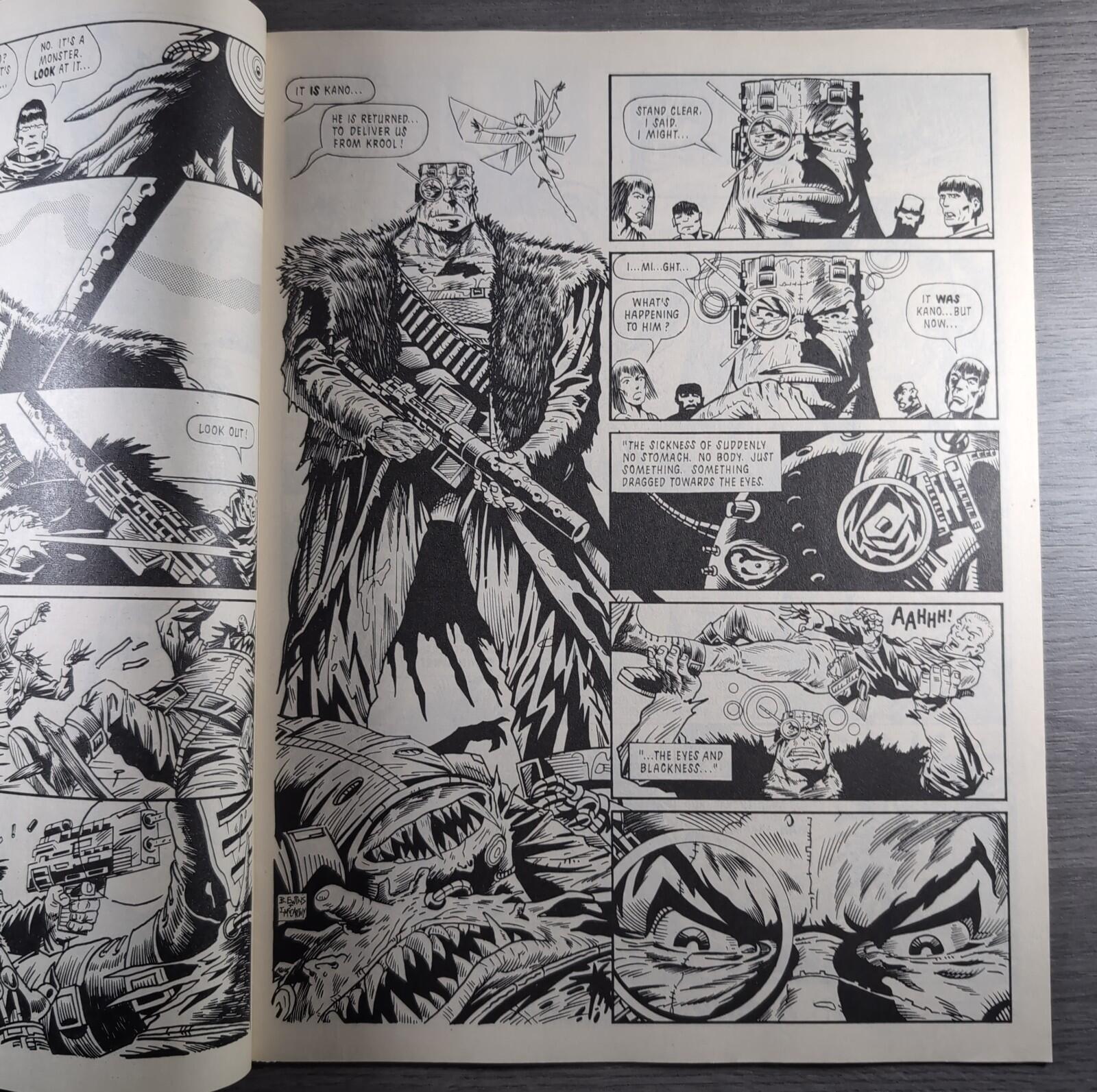 2000AD Prog 553 Featuring Judge Dredd 19th December 1987 Vintage Comic