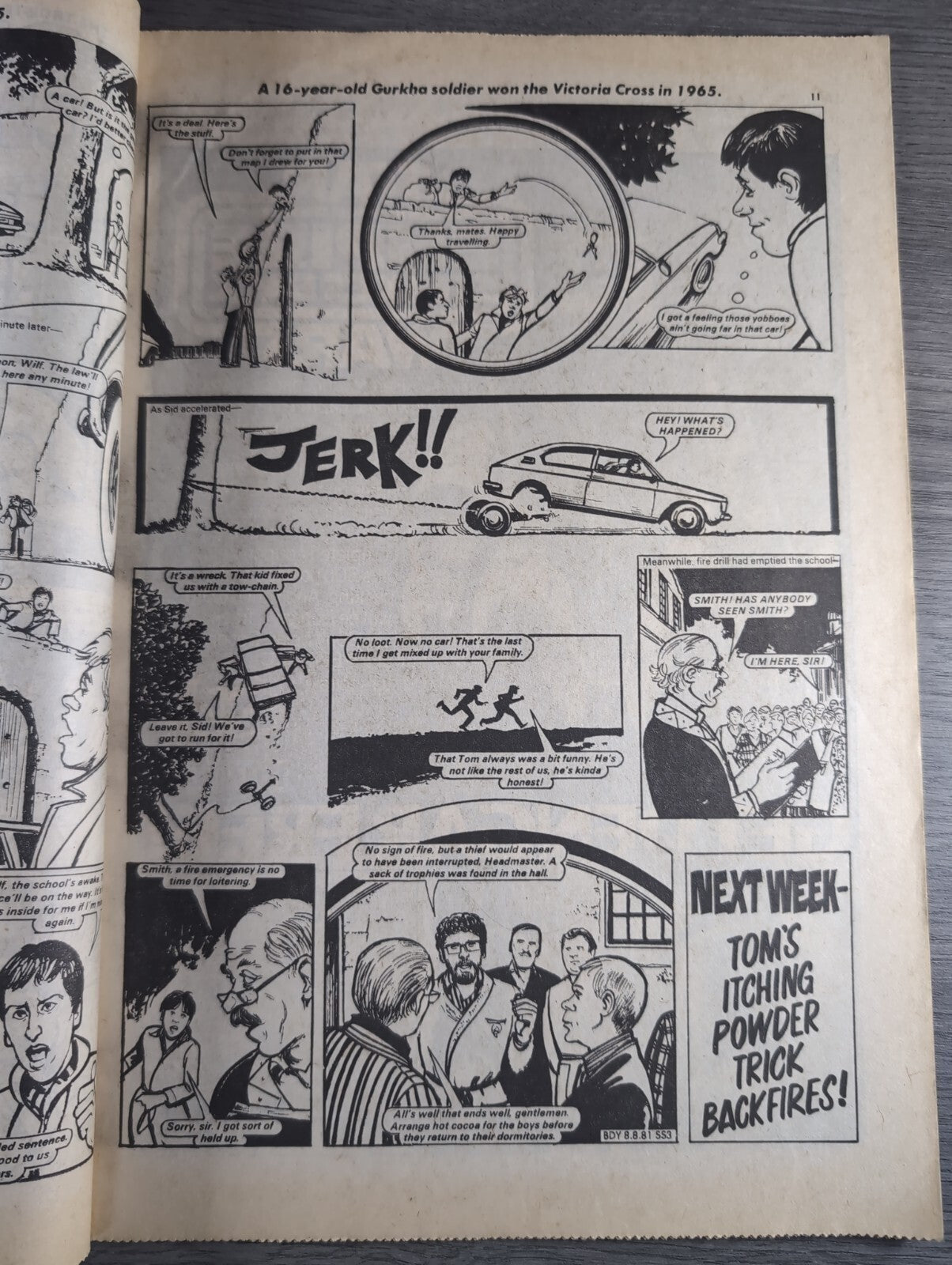 Buddy Comic Issue No 26 8th August 1981 Vintage Retro Comic