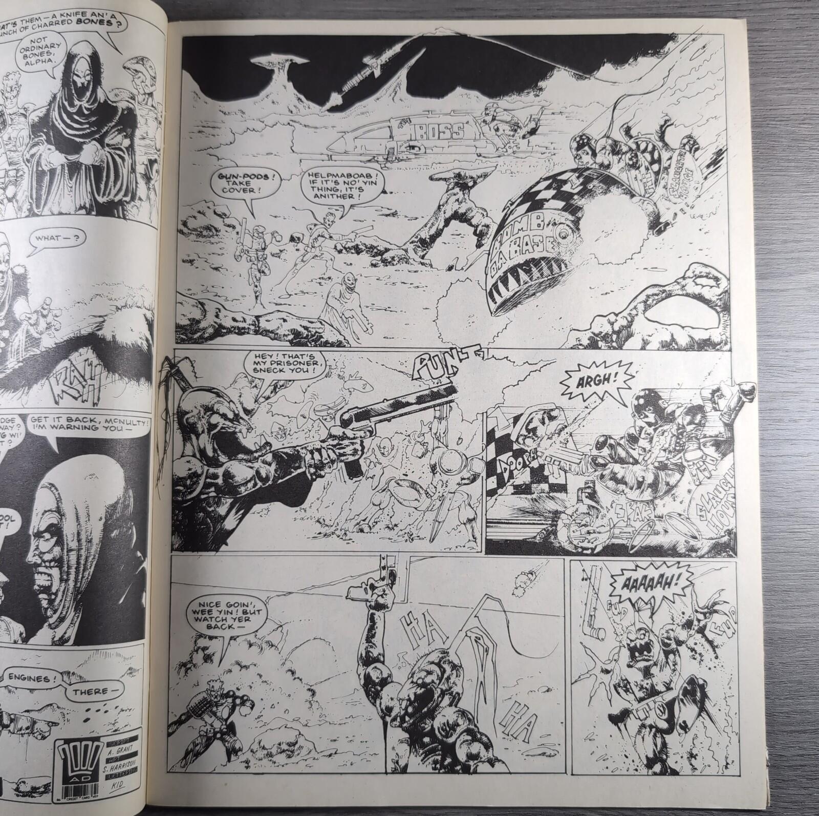 2000AD Prog 586 Featuring Judge Dredd 6th August 1988 Vintage Comic
