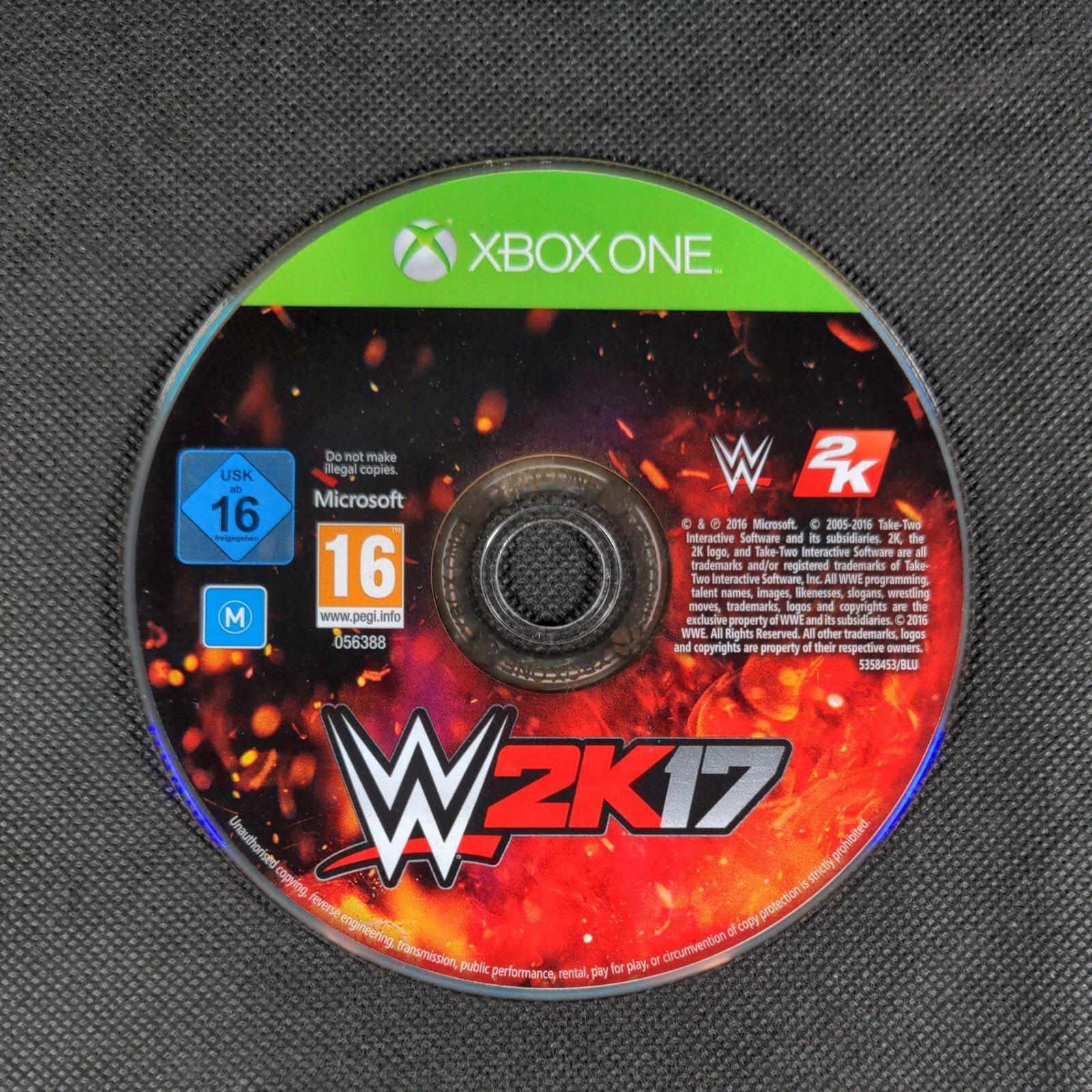 WWE 2K17 Xbox One Game Age 16+ Manual Included