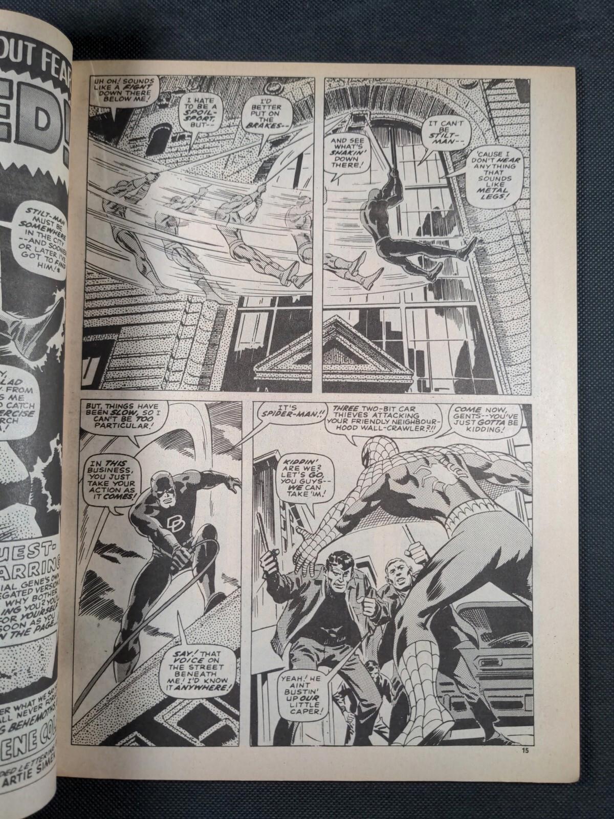 Mighty World of Marvel Issue No 117 December 1974  Marvel UK Vintage Comic