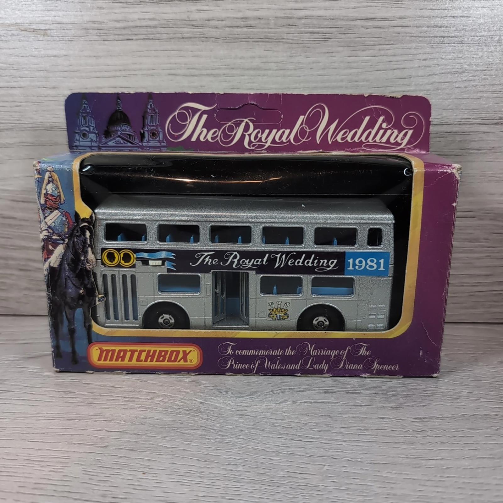 Matchbox 1981 Limited Edition Royal Wedding Bus Diecast Model