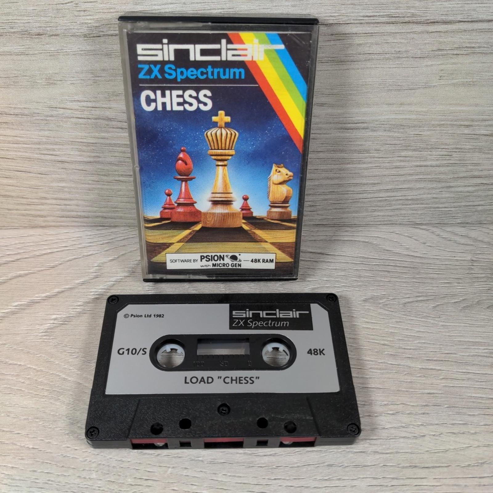 Chess ZX Spectrum 48K Game Cassette Psion Tested & Working