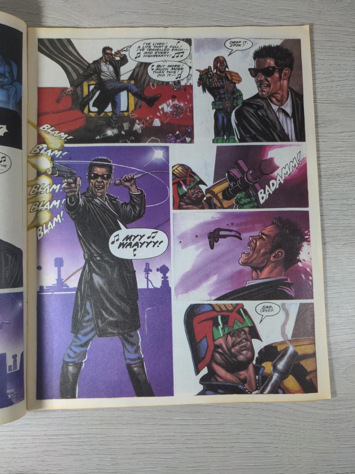 2000AD Featuring Judge Dread Larsens Last Stand Prog#839 June 1993 Vintage Comic - Retrorama UK