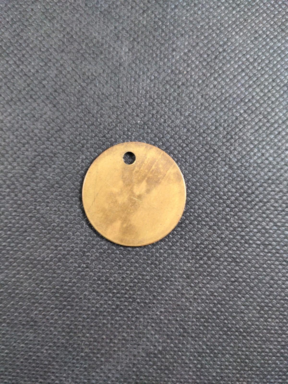 Nostell No 985 Brass Miners Welfare Pit Check Token Tally