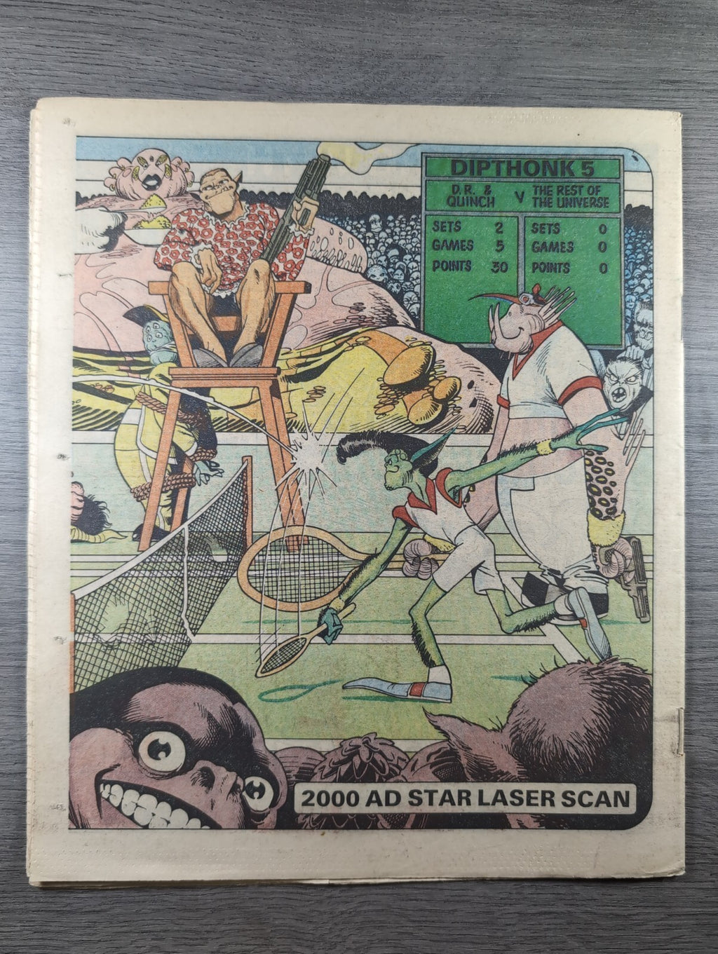2000AD Prog 375 Featuring Judge Dredd Comic 30th June 1984 Vintage Retro Comic