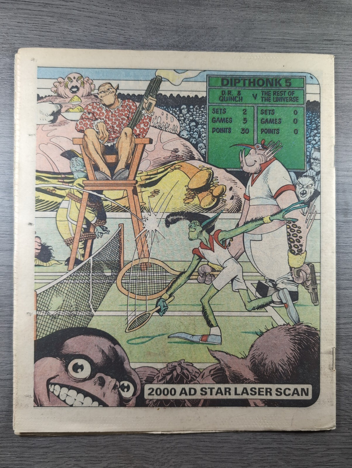 2000AD Prog 375 Featuring Judge Dredd Comic 30th June 1984 Vintage Retro Comic