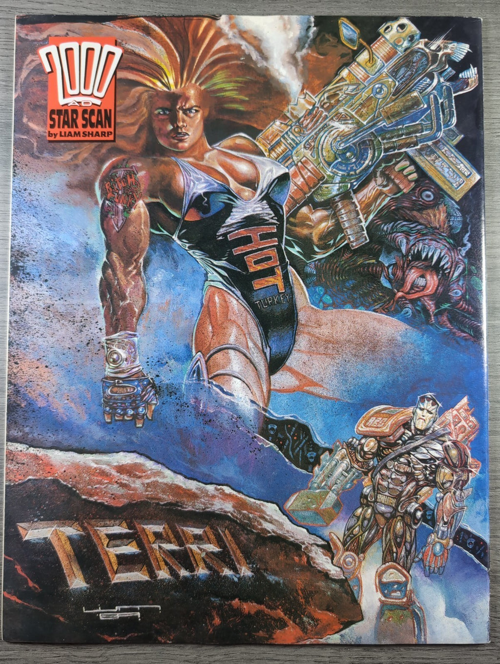 2000AD Prog 663 Featuring Judge Dread Comic 27th Jan 1990 Vintage Retro Comic - Retrorama UK